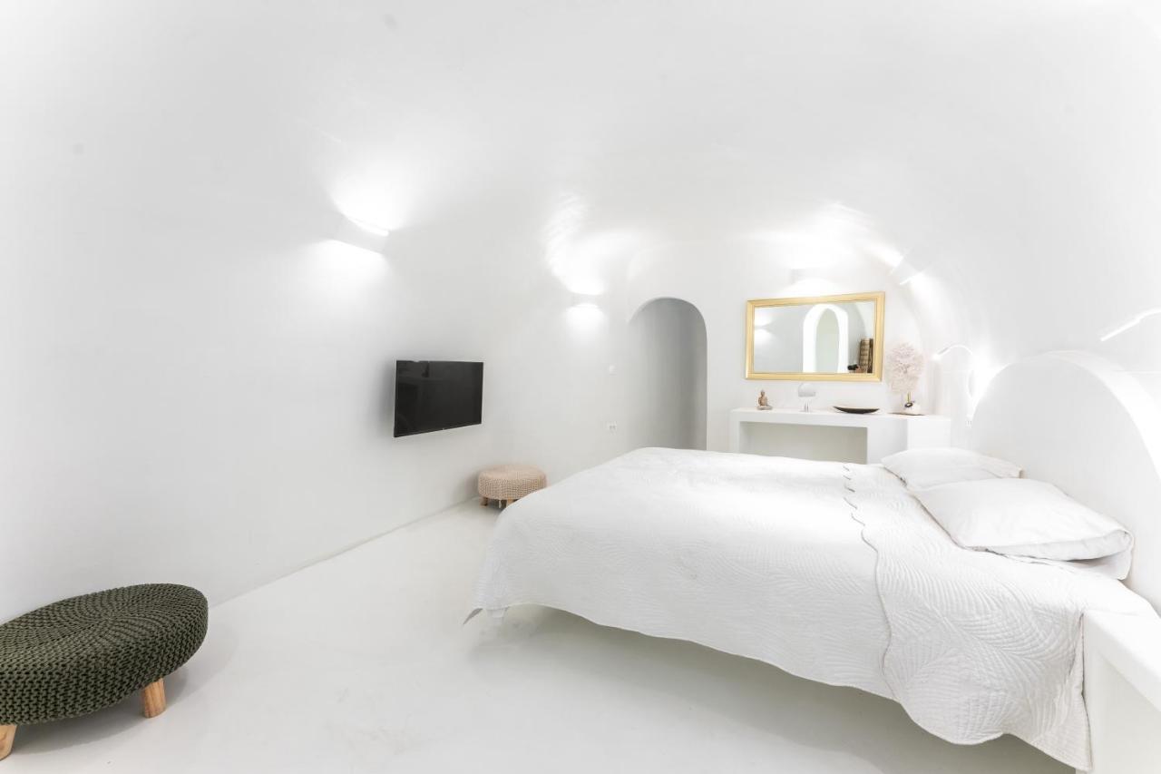 Sun Naam Home Santorini With Heated Jacuzzi Karterados  Zewnętrze zdjęcie